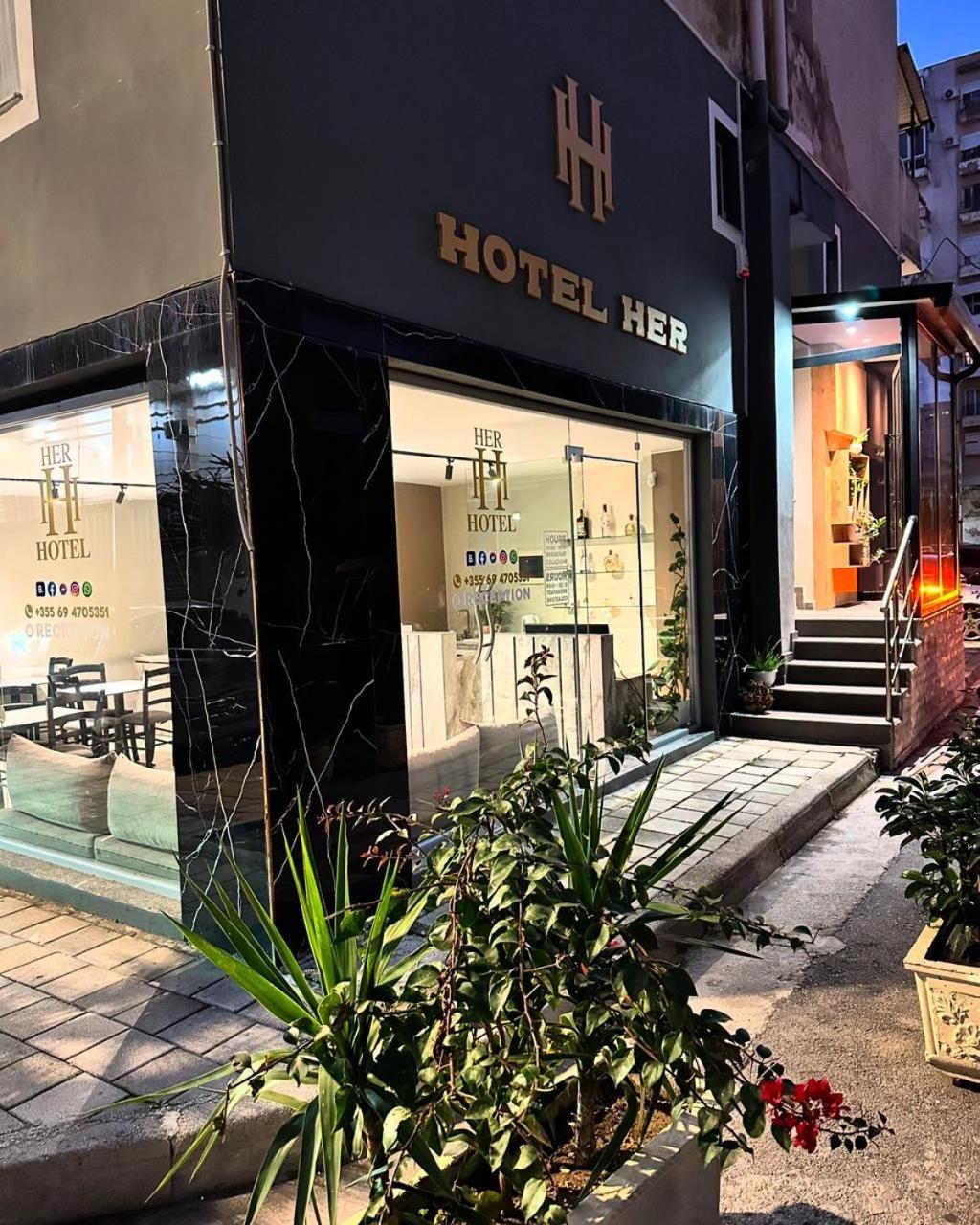 Vlorë Hotel Her מראה חיצוני תמונה